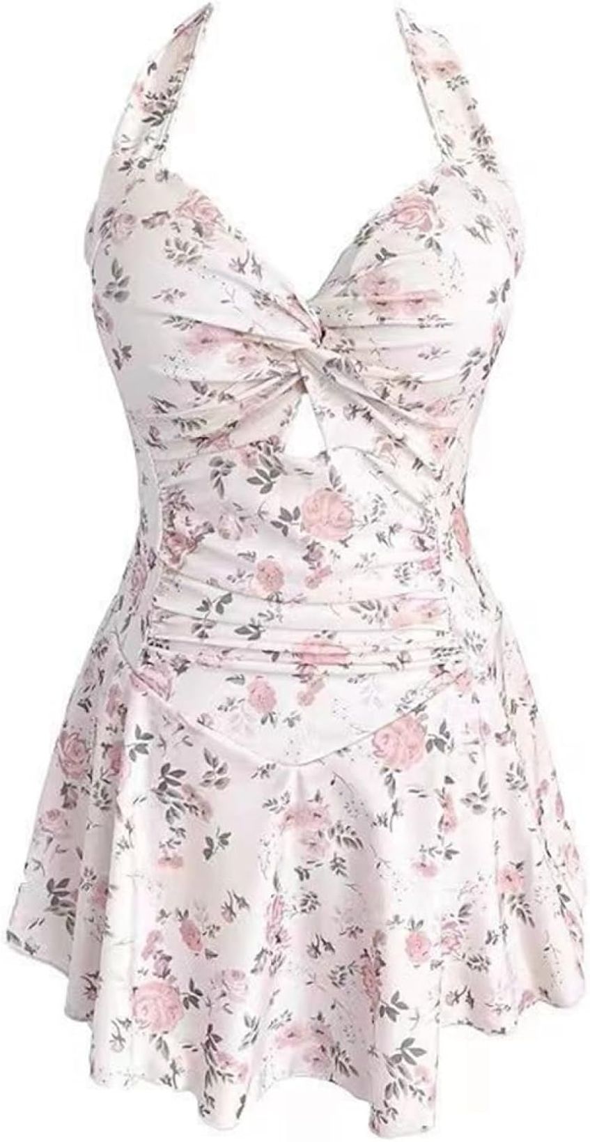 レディース 水着 ワンピース 花柄 体型カバー おしゃれ かわいい 速乾 通気 ショートパンツ一体型 スイムウェア プール 海水浴 水泳 20代 女性用 40代 30代 セクシー 温泉 旅行 着痩せ