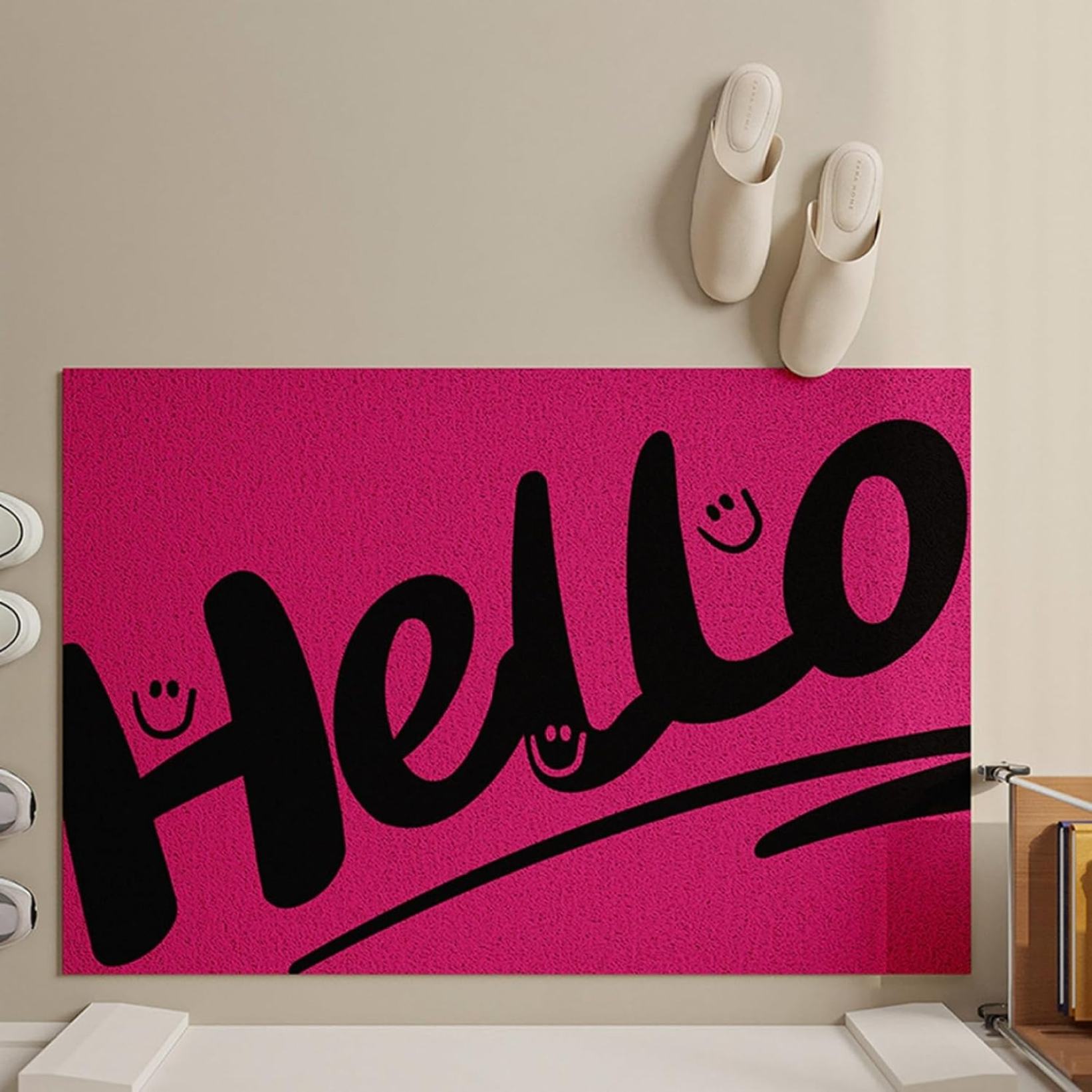 玄関マット ドアマット pvc 屋外 室内 泥落とし 雪落とし 滑り止め 大きめ エントランスマット 大判 玄関シート マット 吸水 速乾 業務用 ウェルカムマット カフェ 店舗用 家庭用 洗える バ