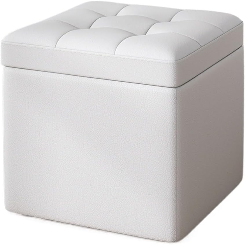 レザー スツール 収納 踏み台 オットマン 収納スツール 収納ボックス 収納ケース ステップ台 足置き 収..