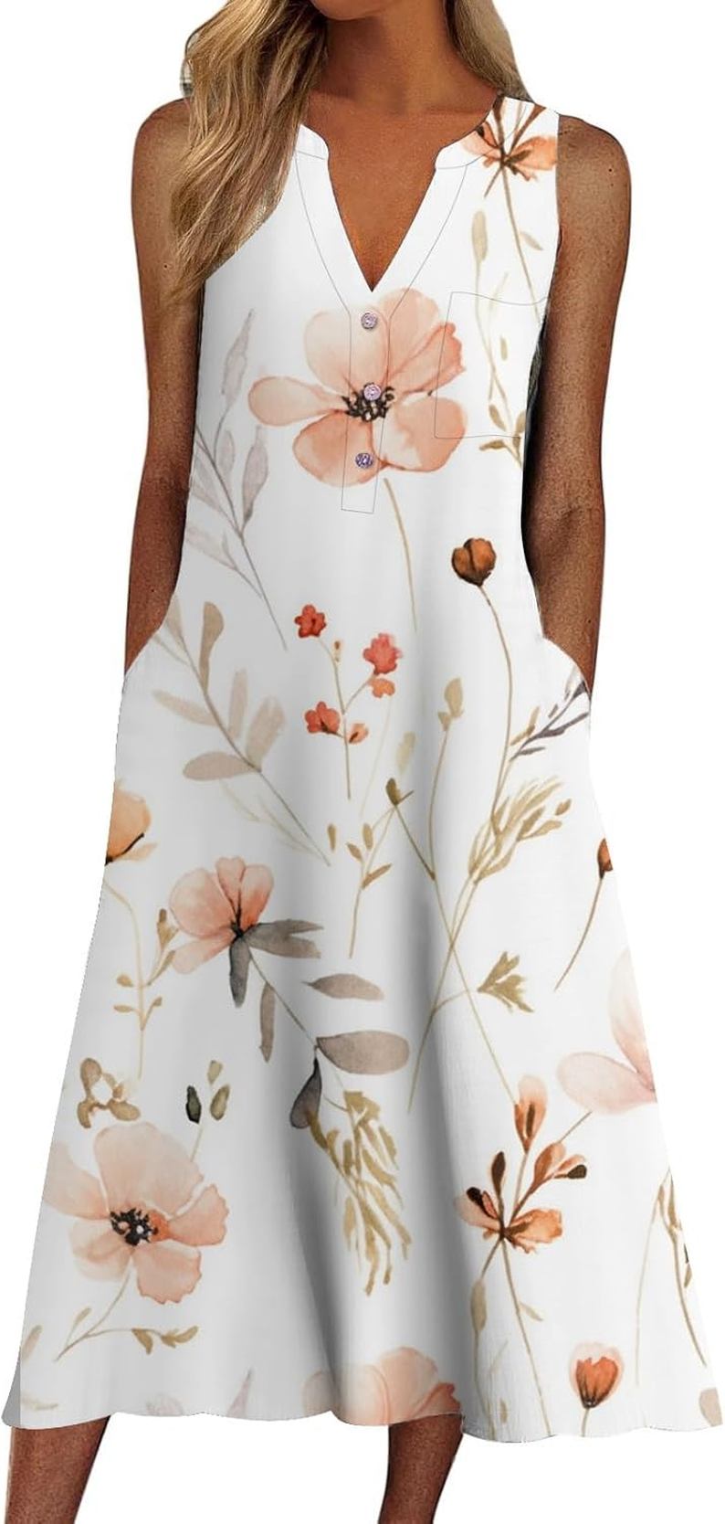 ロングワンピース ノースリーブ ボタニカル柄 ドレス 花 レディース リゾート ロングワンピース 韓国 可愛い マキシ丈ワンピース カジュアル キャミ 部屋着 普段着 快適 旅行 通気 着痩せ 花柄ワ