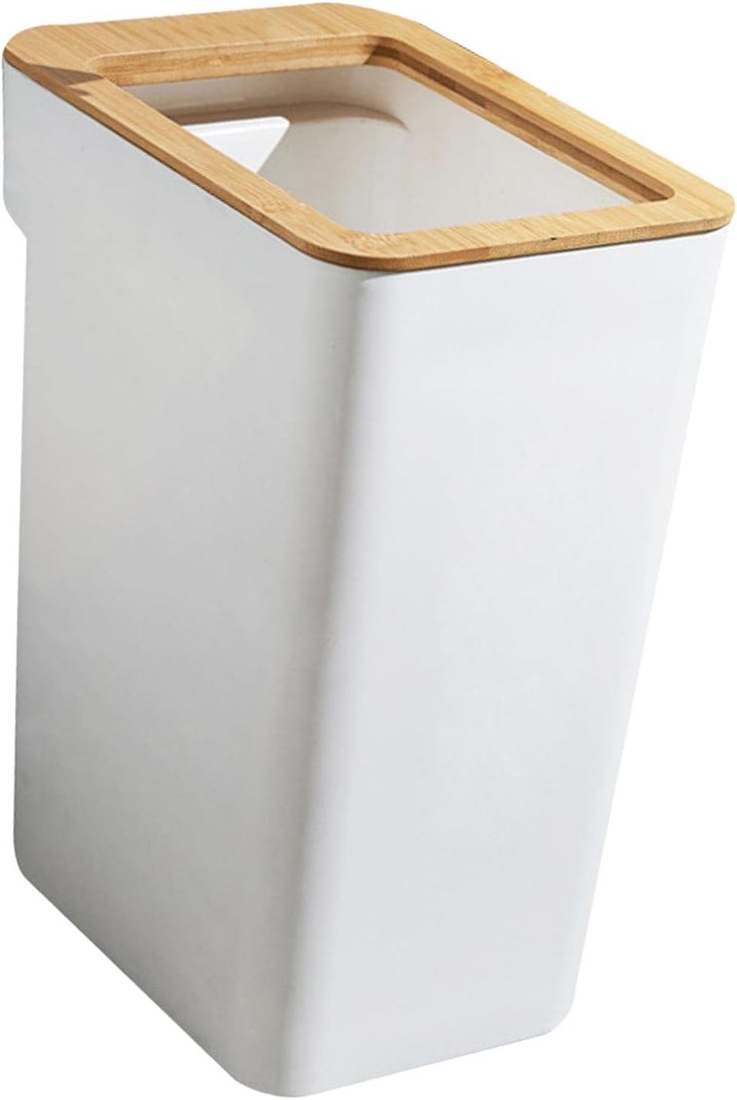 モダンなゴミ箱 くずかご ゴミ箱 ゴミ箱 ゴミ箱 バケツ バスルーム リビングルーム用 ホワイト 7L