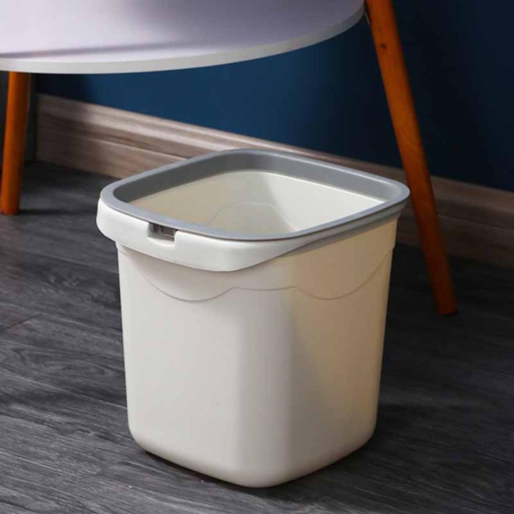 ゴミ箱 トラッシュカン ごみ箱 ゴミ箱 くずかご ダストボックス 四角 狭小 省スペース モノトーン シンプル モダン おしゃれ ポリ袋 ホワイト 蓋なしゴミ箱ミ袋 隠せる インテリア ゴ ゴミ袋 新