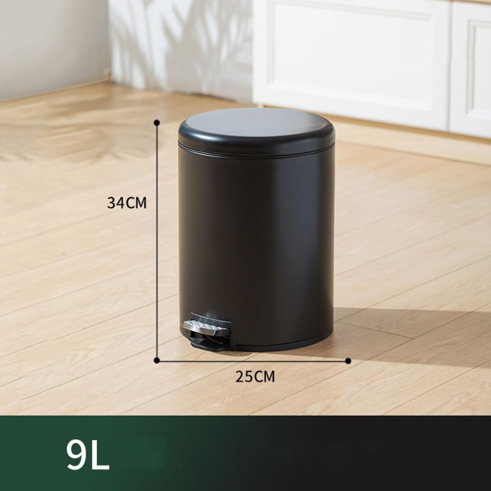 ゴミ箱 おしゃれ ダストボックス キッチン リビング 無臭で密閉 ごみ箱 キャスター 9L ゴミバコ 洗面所 引出 ブラック ドロワー ゴミ箱 北欧 シンプル 大容量 キッチン キャスター付き モダン