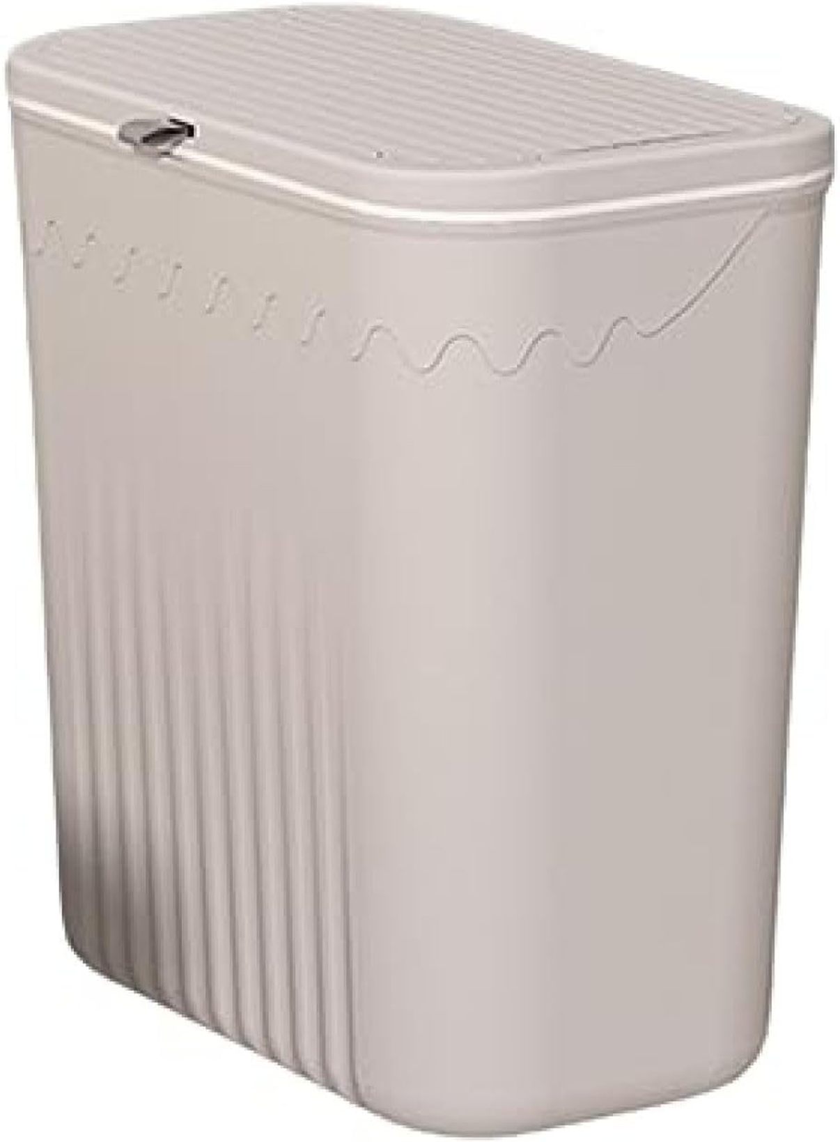 壁掛けゴミ箱 ぶら下げごみ箱 ふた付き ゴミ箱 スライダー式 ら下げごみ箱 大口径 ゴミ箱 大容量 密閉 防臭 スライド式 ごみ入れ板付き 多機能 ホワイト トイレ/キッチン/リビング/バスルーム(3)