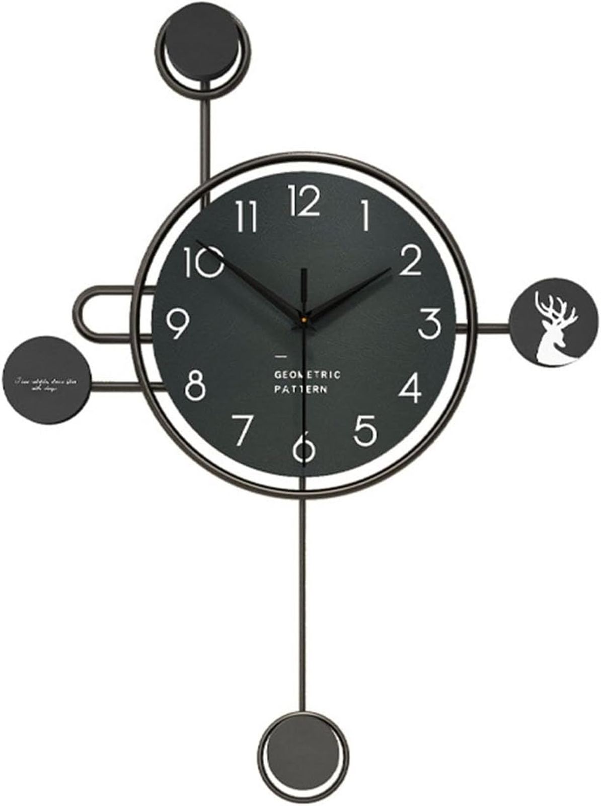 壁掛け時計 掛け時計 壁掛け時計 北欧 時計 壁掛け かけ時計 モダン 静音 連続秒針自宅 寝室 壁の装飾 インテリア ホリデーギフト インテリア ギフトや新築祝い、お祝い事、結婚式、誕生日などに最適(3)