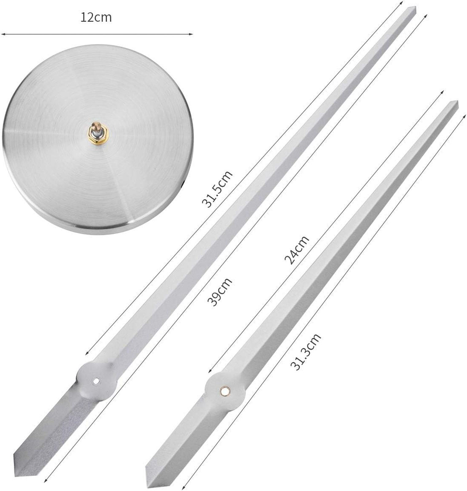 掛け時計 手作り DIY 壁時計 インテリア 室内 ウォールクロック 時計を壁面に自由に設置できる シンプル 部屋装飾 簡単なおしゃれ時計 雑貨 無騒音 部屋装飾 プレゼント 置き時計 アナログ シン [2]