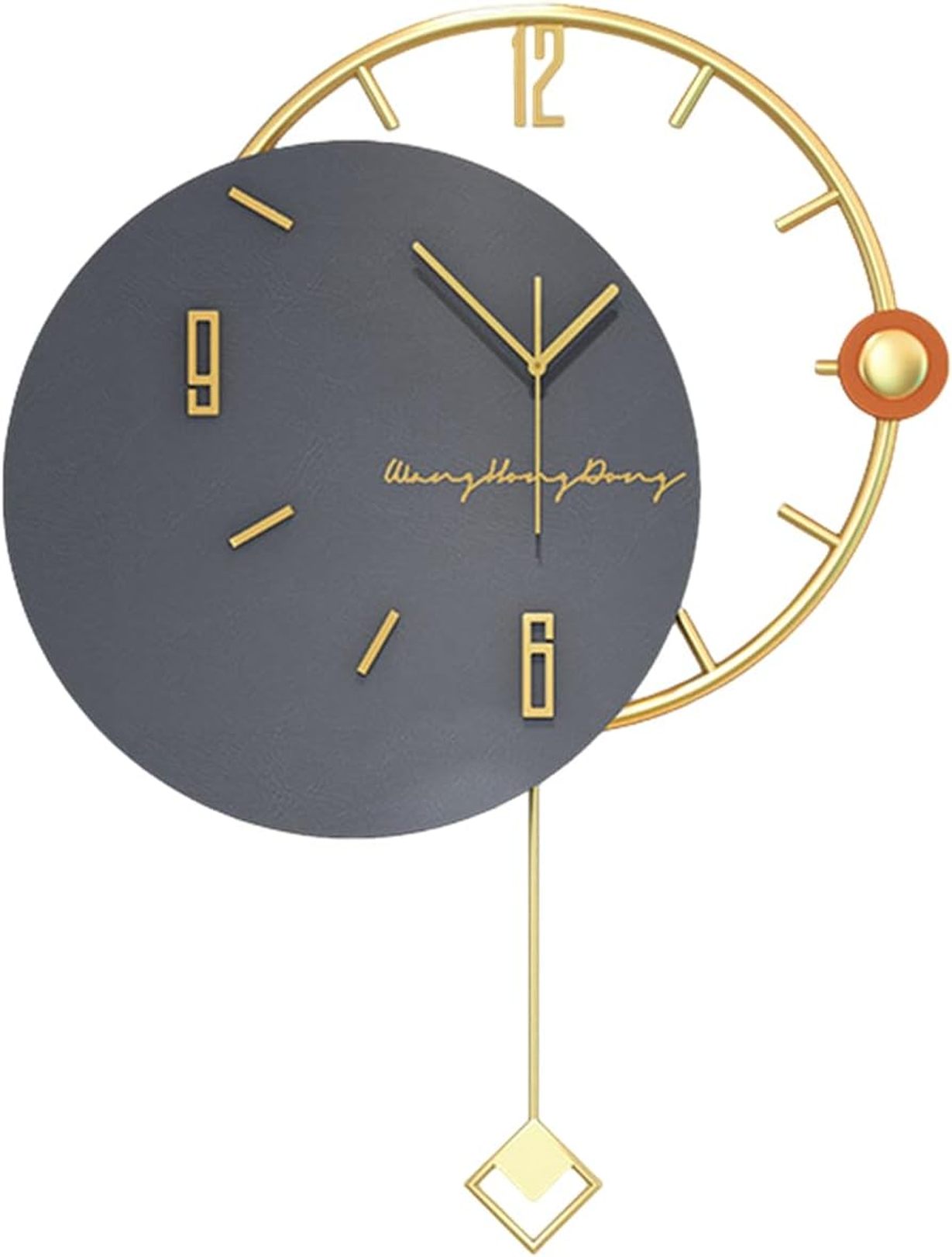 掛け時計 壁掛け時計 北欧風 おしゃれ 時計 ウォールクロック かけ時計 電波 壁掛け時計 静音 純銅ブー..