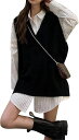 ニットベスト レディース ニット セーター ベスト女性特大 Vネック ベーシック トップス セーター トップス 春服 オフィス 女子 きれいめ カジュアル トップス 可愛い 通勤