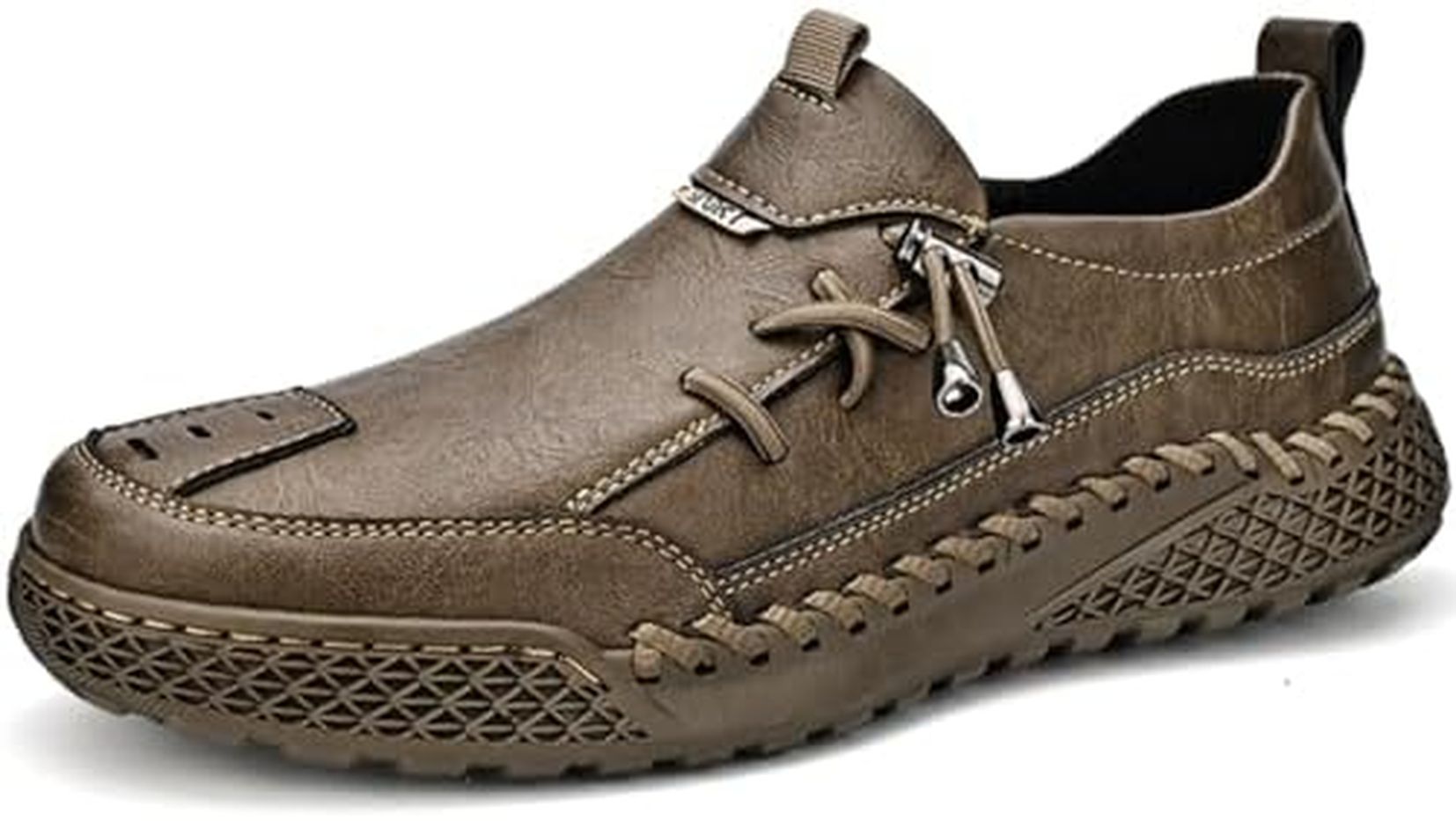 ローファー ウォーキングシューズ メンズ スニーカー 革靴 ビジネスシューズ スリッポン 本革 Uチップ ..