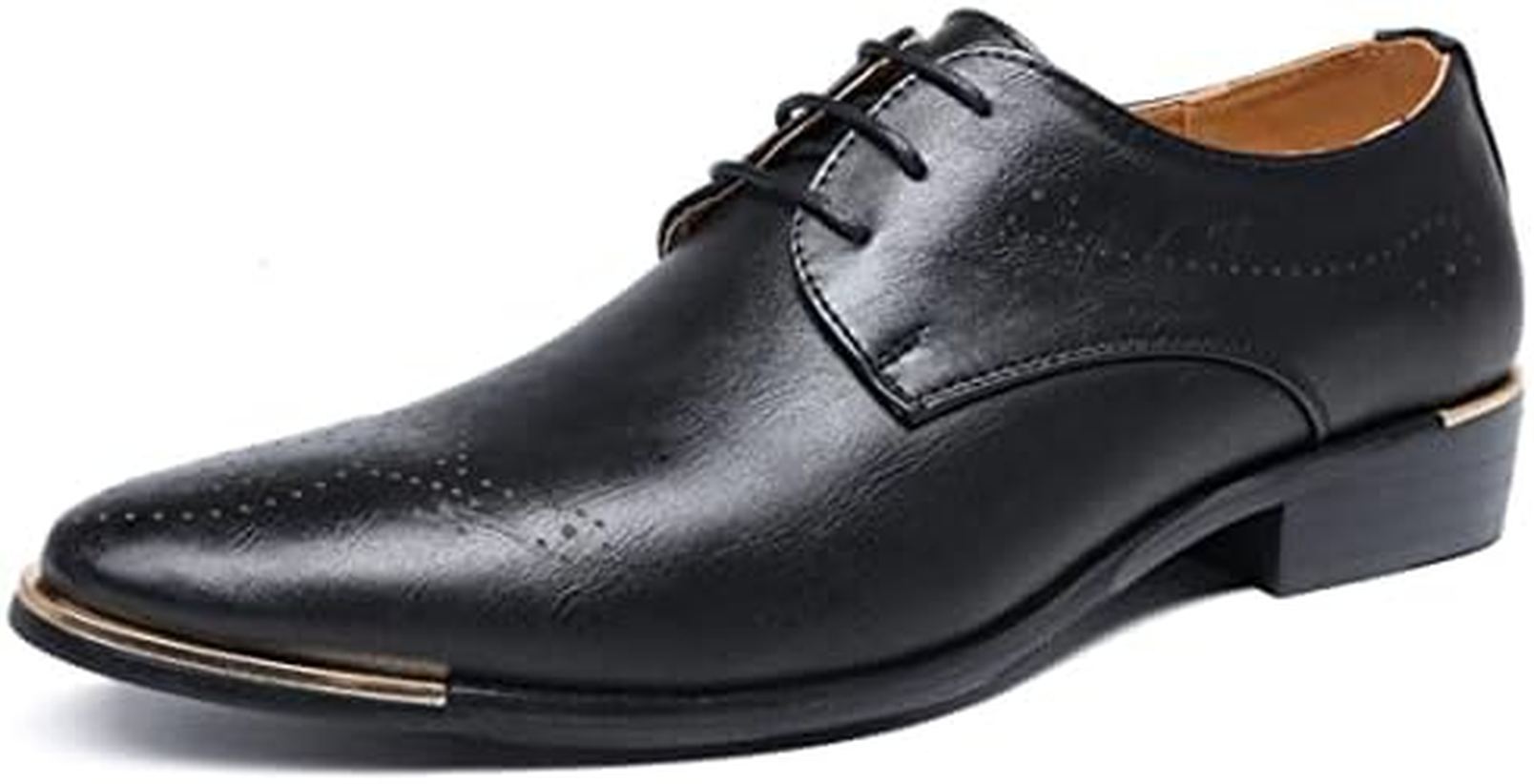 ビジネスシューズ レースアップシューズ 本革調 ウィングチップ 革靴 フォーマル ドレスシューズ ポイ..