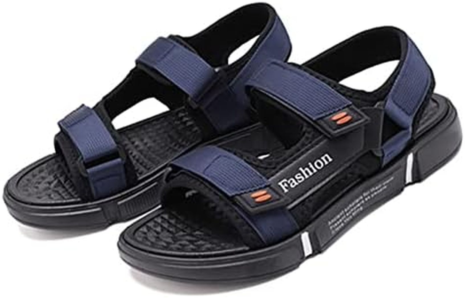ビーサン ダブルストラップ マジックテープ 軽量 さんだる 夏 ビーチサンダル メンズ用 スポーツサンダ..