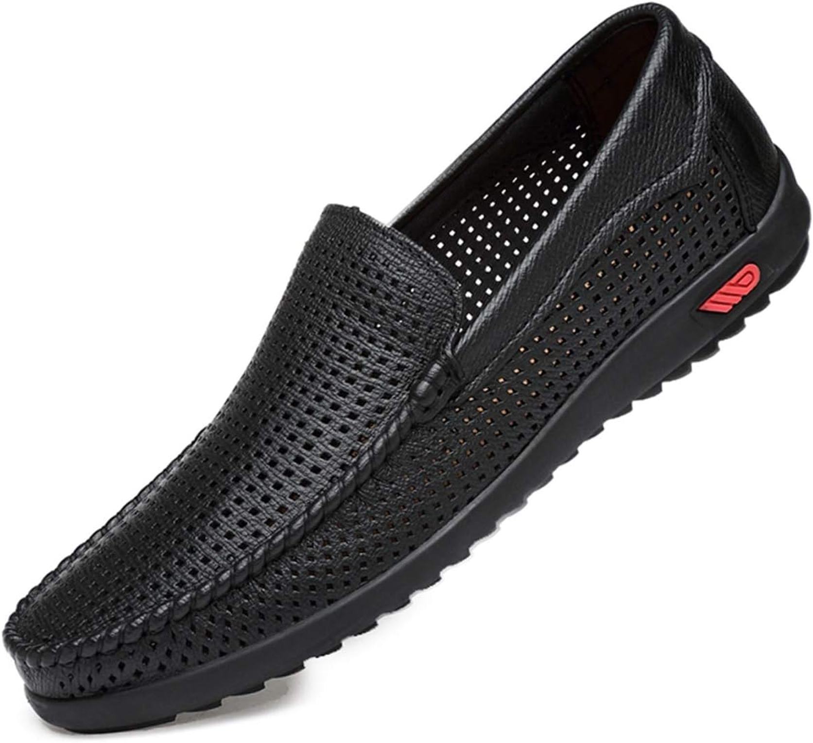 ドライビングシューズ ローファー メンズ 軽量 本革 メッシュ スリッポン モカシン スリップオン 大き..