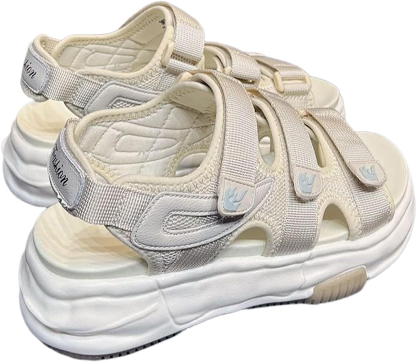 サンダル レディース 厚底スポーツ厚底 マジックテープ スポサン おしゃれ 大きいサイズ 小さいサイズ 歩きやすい 軽量 美脚 滑り止め カジュアル スポーツ ヒール アウトドア 夏 ショートブーツ