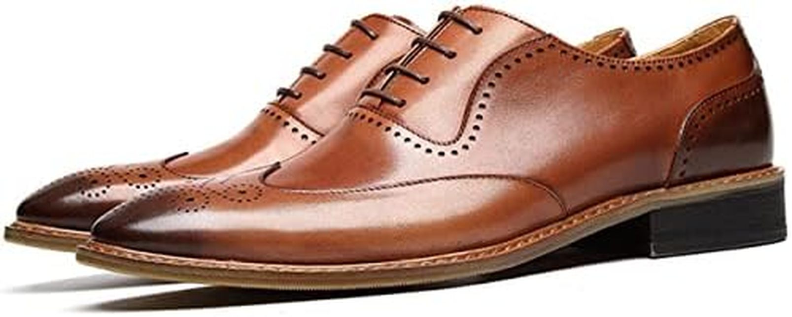 ビジネスシューズ ウィングチップ 牛革 革靴 内羽根 メンズ ドレスシューズ フォーマル カジュアル オフィス レースアップ シューズ 高..