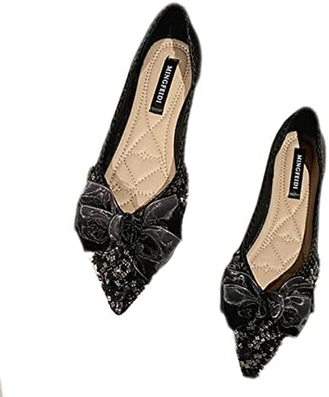 パンプス フラットシューズ ポインテッドトゥフラットレディース レディ とんがりトウ 美脚 フラット スリッポン 大きいサイズ 小さいサイズ 合わせやすい 歩きやすい 痛くない ぺたんこ靴 参観日 旅