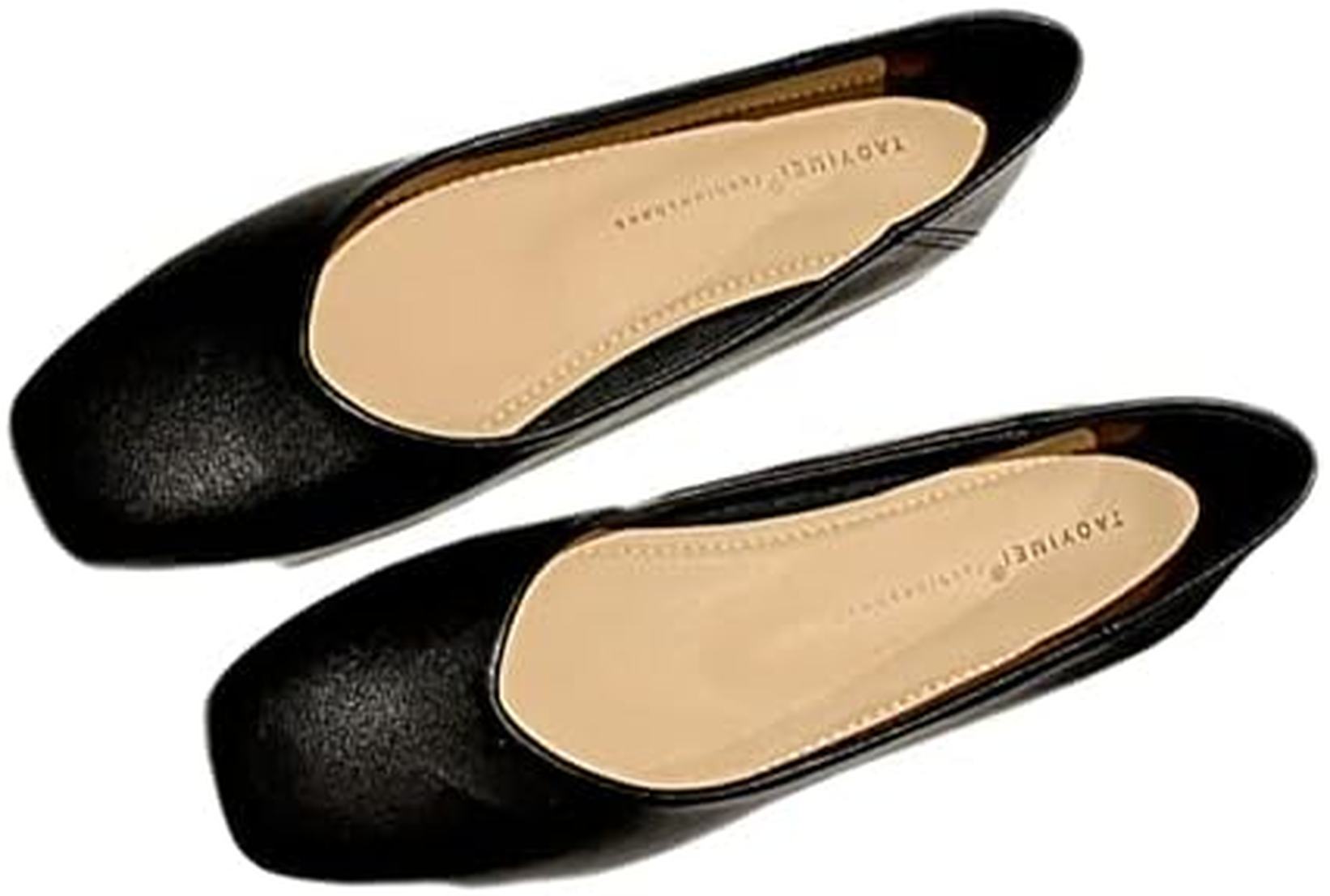 パンプス フラットシューズ 痛くない 4e 幅広 スクエアトゥ バレエシューズ ローヒール レディース 結婚式 二次会 パーティー 歩きやすい 大きいサイズ 小さいサイズ 2WAY ローファー オフィ