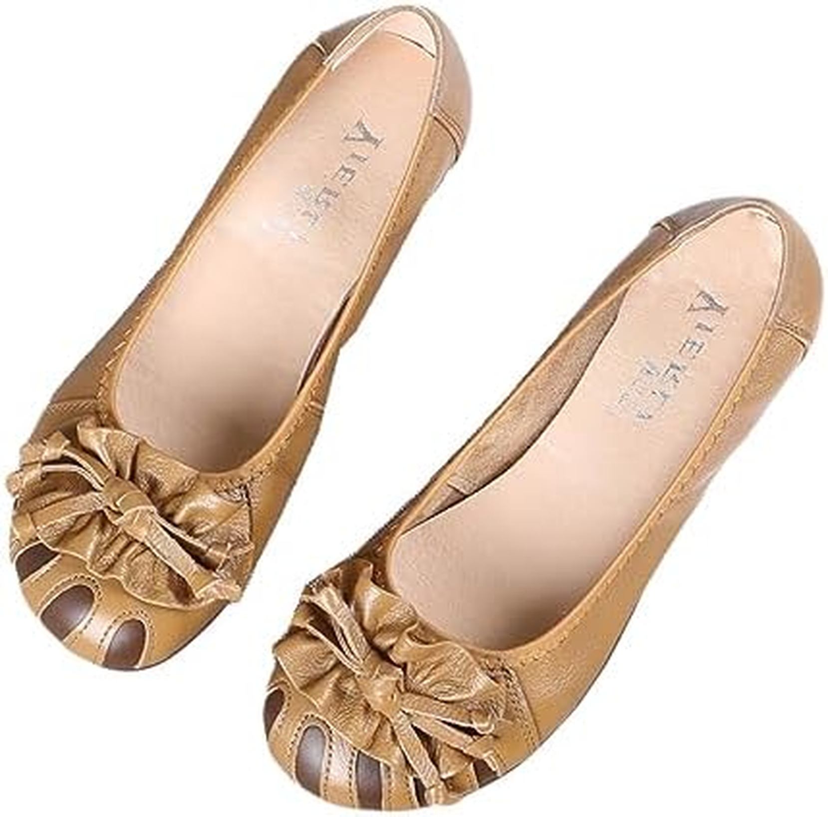 パンプス フラットシューズ レディース ウェッジソール ローファー ラウンドトゥ ヒール3cm モカシン ..