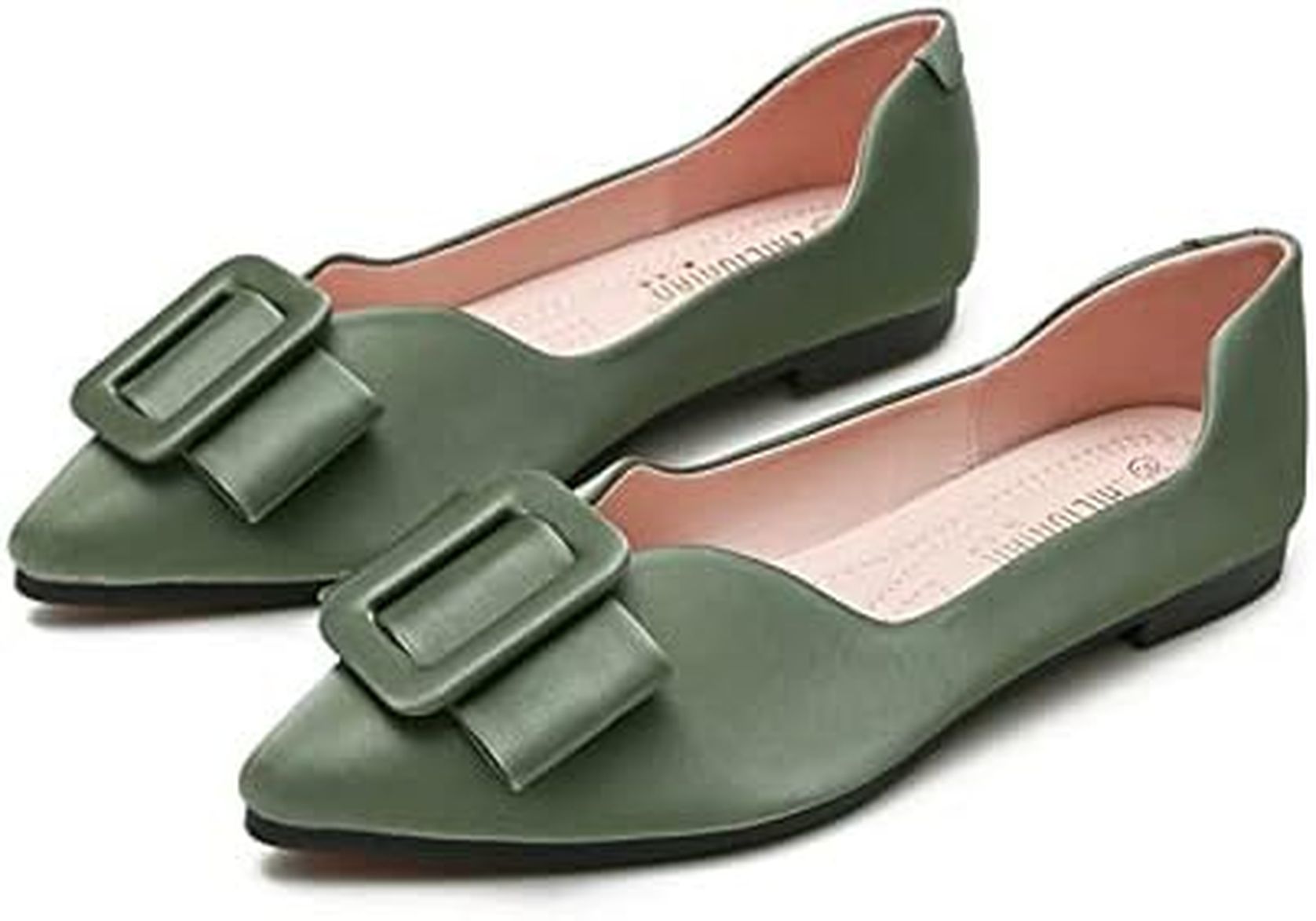 パンプス フラットシューズ ローヒール レディース おしゃれ ポインテッドトゥ 美脚 滑り止め 履きやすい 疲れない 快適 ぺたんこ カジュアル フォーマル 大きいサイズ