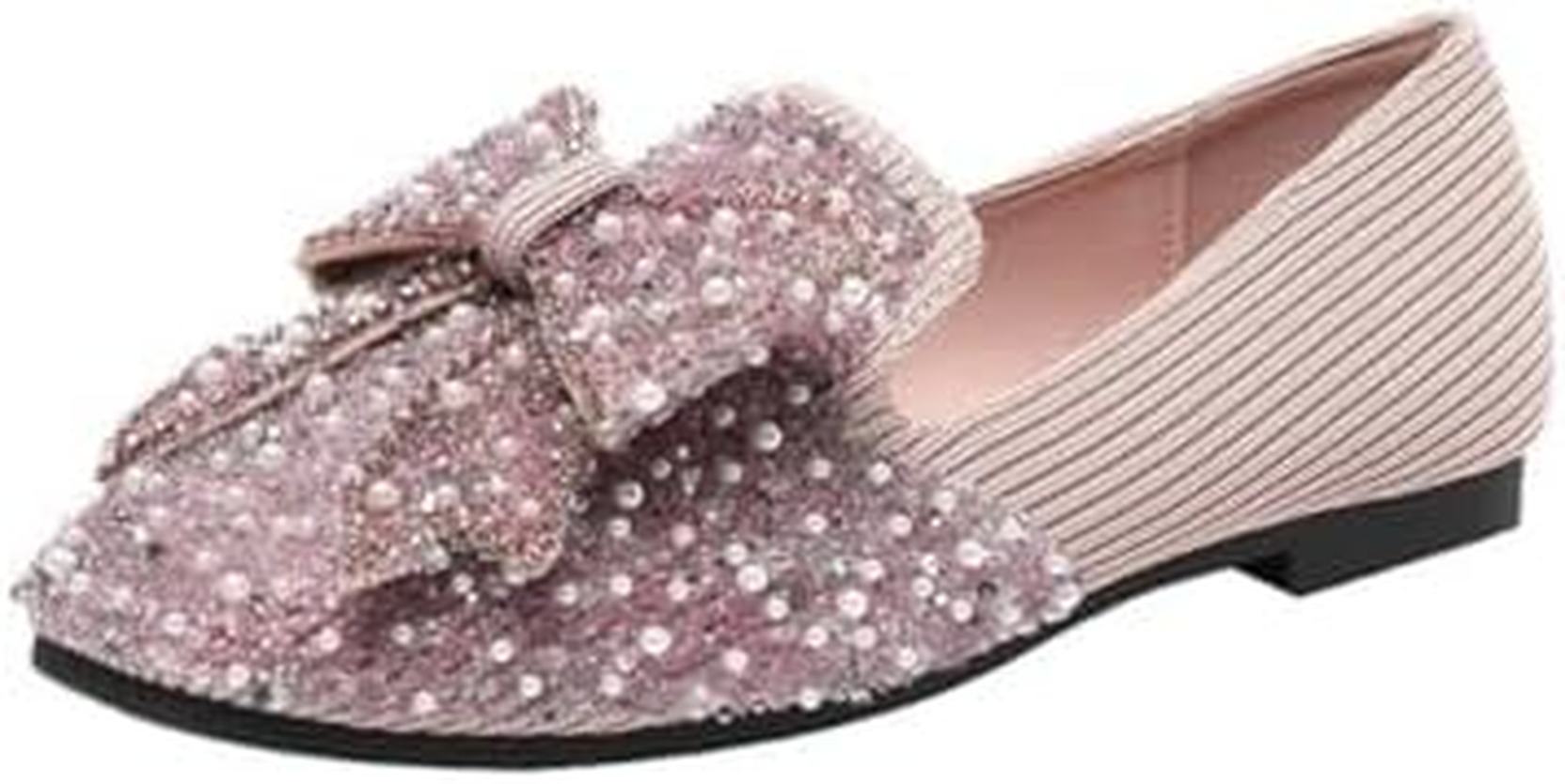 パンプス フラットシューズ ぺたんこ キラキラ ローヒール 痛くない Vカット オフィス ローヒール バレエシューズ フラットスクエアトゥ 走れる ぺたんこ 通学 結婚式 リボン 柔らか 通勤 デート