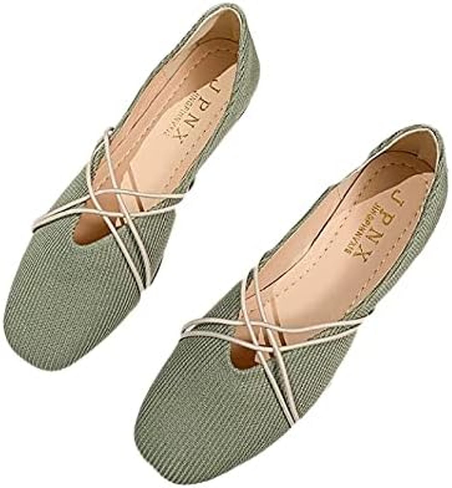 パンプス フラットシューズ レディース スクエアトゥ 美脚 フラット 小さいサイズ 歩きやすい 痛くない 走れる ぺたんこ靴 ローヒール 疲れにくい 通気 散歩 カジュアル オフィス 旅行 通勤 軽量