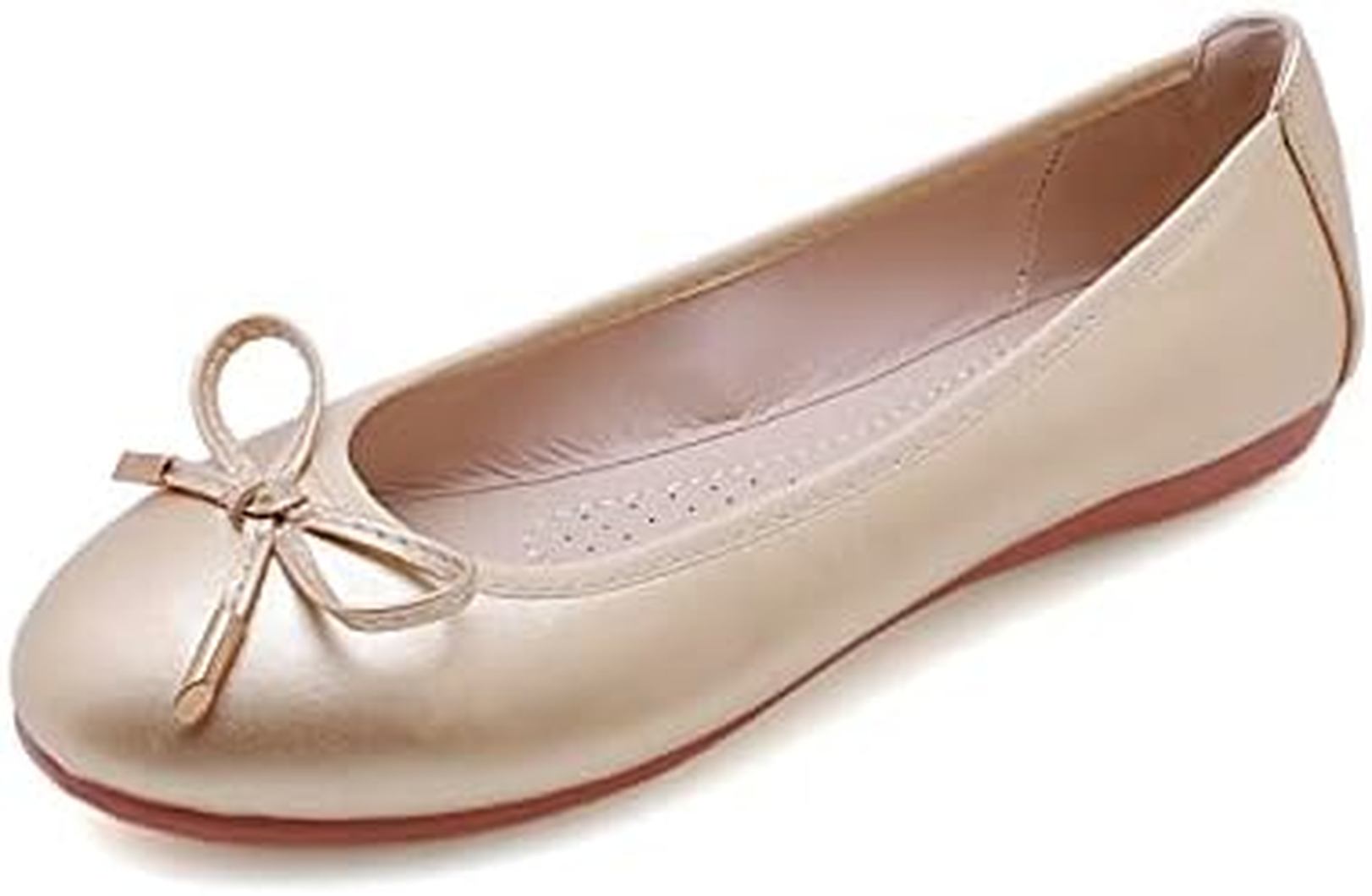 パンプス フラットシューズ ラウンドトゥ バレエシューズ 痛くない 大きいサイズ 旅行靴 バレエコンフォートシューズ レディース おしゃれ リボン カジュアルローヒール ぺたんこ 結婚式 幅広 エレガ