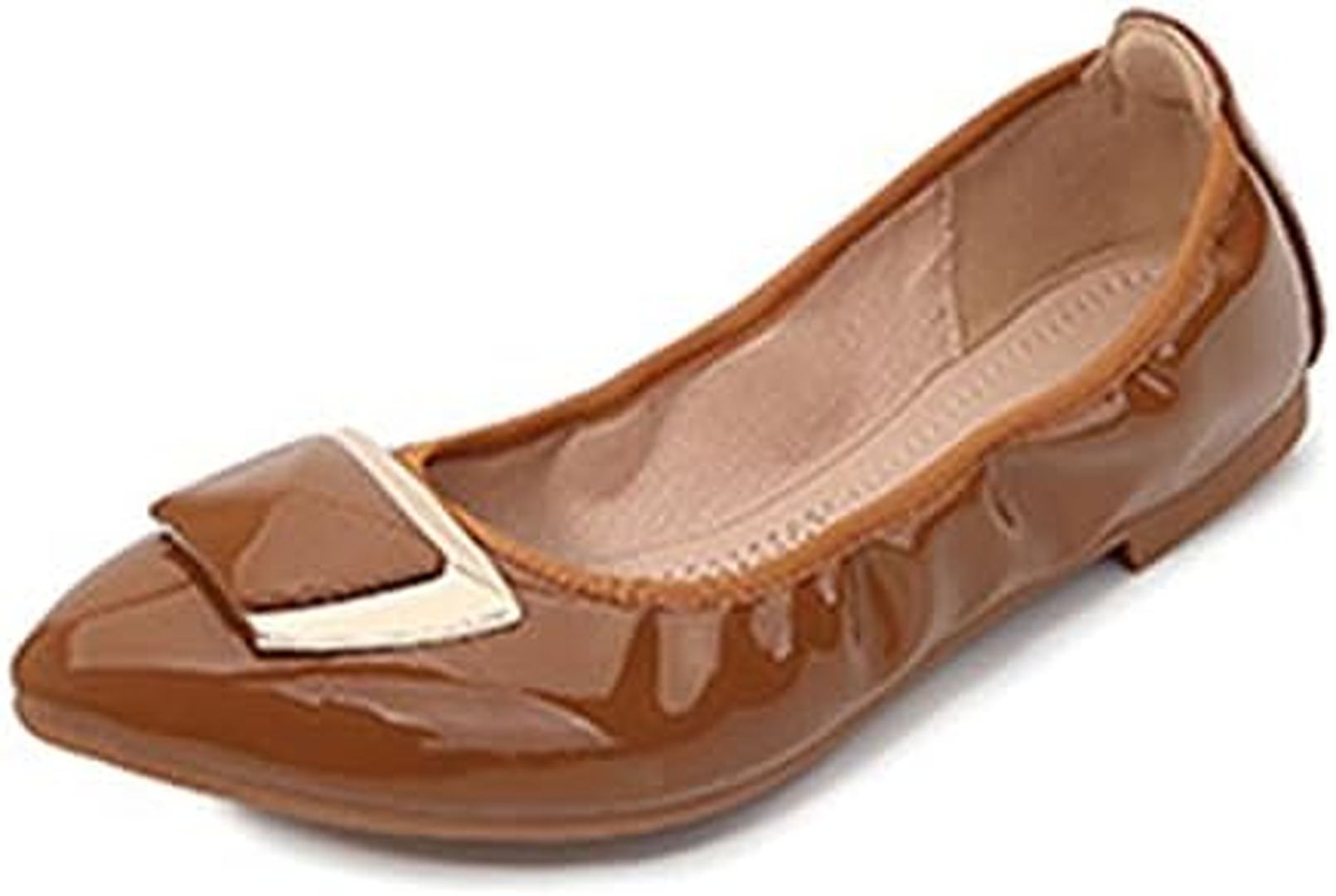 パンプス フラットシューズ ポインテッドトゥ エナメル ぺたんこ レディース 大きいサイズ フラット ローヒール シンプル 歩きやすい 美脚 通勤 フラットヒール ふんわり おしゃれ 通学 ジュース