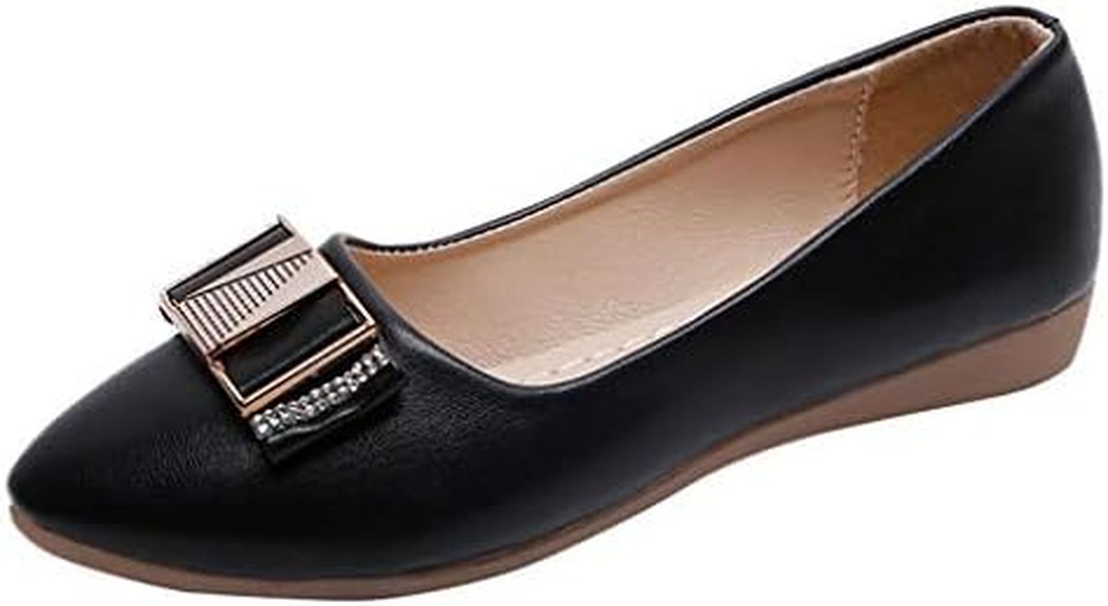 パンプス レディース ラウンドトゥ 美脚 フラット シューズ ビジネス 歩きやすい バレエシューズ 柔らかい ローヒール ぺたんこ 靴 ベーシック オフィスパンプス 通勤 通学 おしゃれ 事務