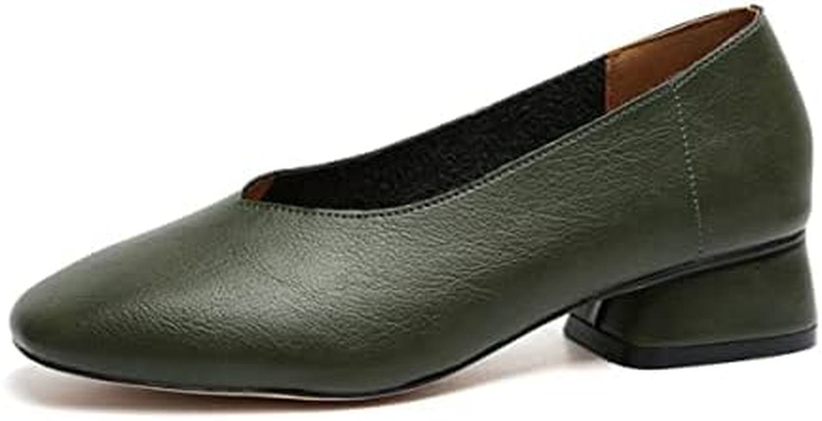 スクエアトゥ バレエシューズ レディース フラット シューズ ローヒール ぺたんこ 太ヒール 履きやすい カジュアル シンプル 歩きやすい パンプス 痛くない 通勤 立ち仕事 結婚式 フォーマル 大き