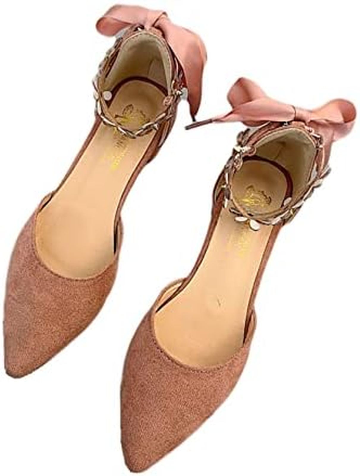 パンプス レディース 歩きやすい ローヒール 4cm 黒 結婚式 ストラップ パンプス スエード セパレート 太ヒール ポインテッドトゥ 春 ビジュー付き フェミニン おしゃれ 超可愛い 夏 レースア