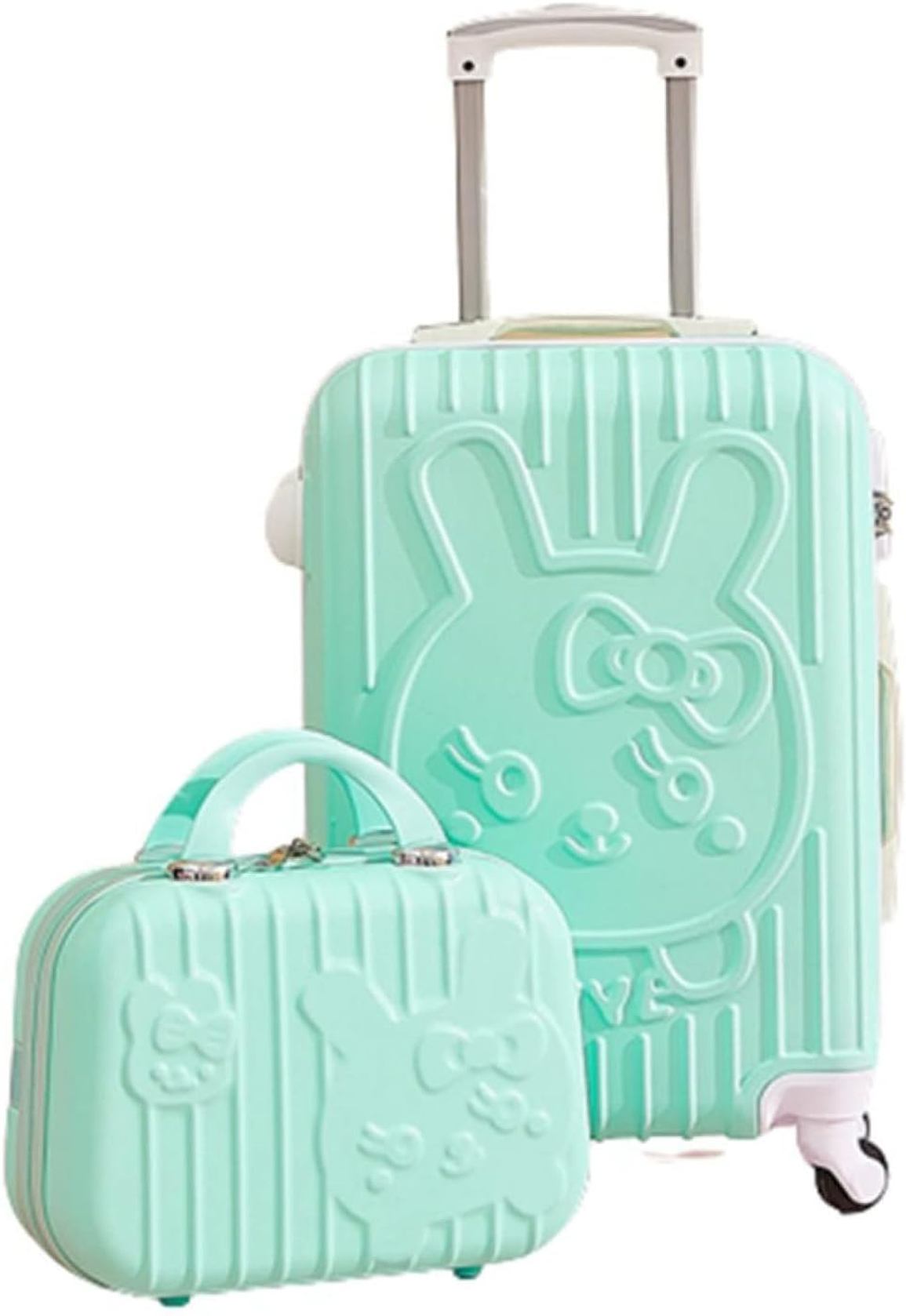 スーツケース キャリーケース キャリーバッグ ファスナー式 超軽量 大型 耐衝撃 静音 ダブルキャスター 360度回転 旅行 出張 ビジネス ハンドバッグ付き グリーン 軽量 耐衝撃 動かしやすい 静