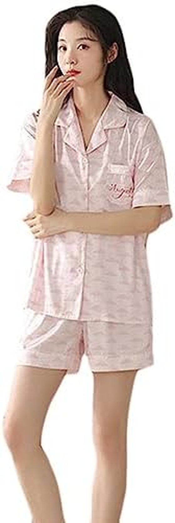 楽天大森麗萱ペアパジャマ 部屋着 カップル お揃い 半袖 短パン パジャマ レディース メンズ 上下セット 夏 涼しい 薄手 通気 前開きパジャマ 寝間着 旅行 気持ちいい お出掛け 吸湿 可愛い 柔らかい ゆっ