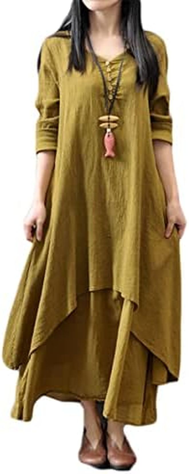 ネグリジェ パジャマ レディース 長袖 肌に優しい 接結ニット素材 前開き ロング丈 春 秋 ルームワンピース ルームウェア 部屋着 部屋着授乳服 ネグリジェ パジャマ レディース