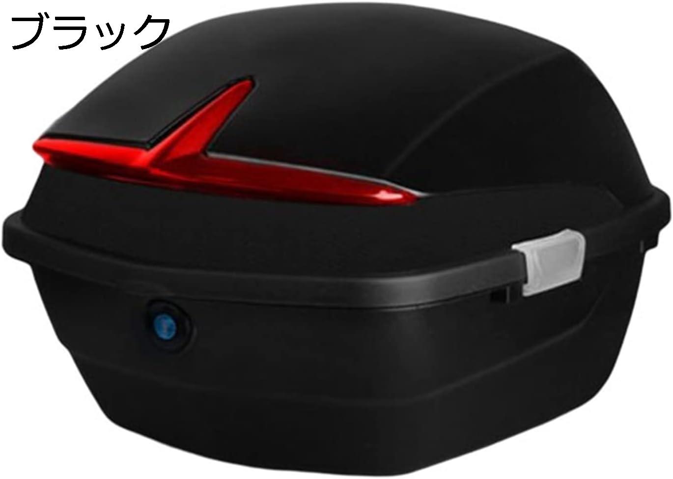 バイクトップケース リアボックス バイクボックス バイク用ボックス バイクパーツセンター フルフェイス収納 ヘルメット入れ 大容量 原付 脱可能式
