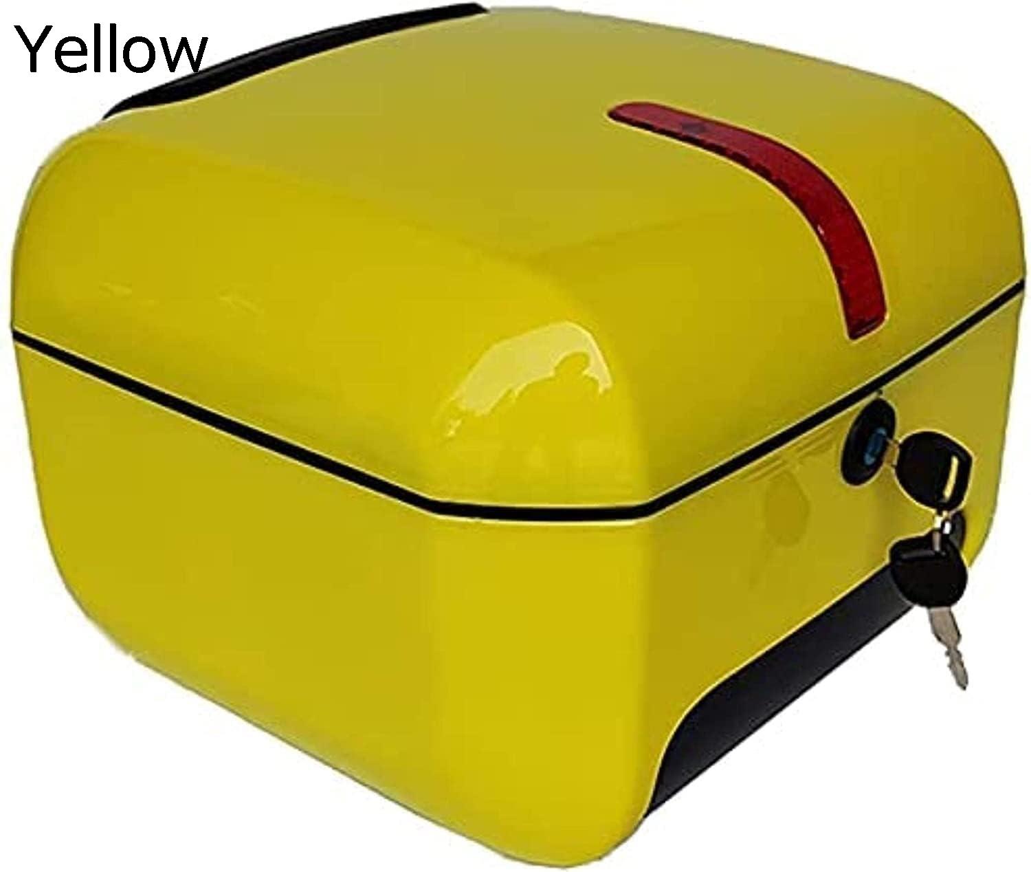 オートバイのトランクトップボックスオートバイスクータートップボックステールゲート荷物ソフトバック収納ボックス付きオートバイ原付電気自動車用バックボックス