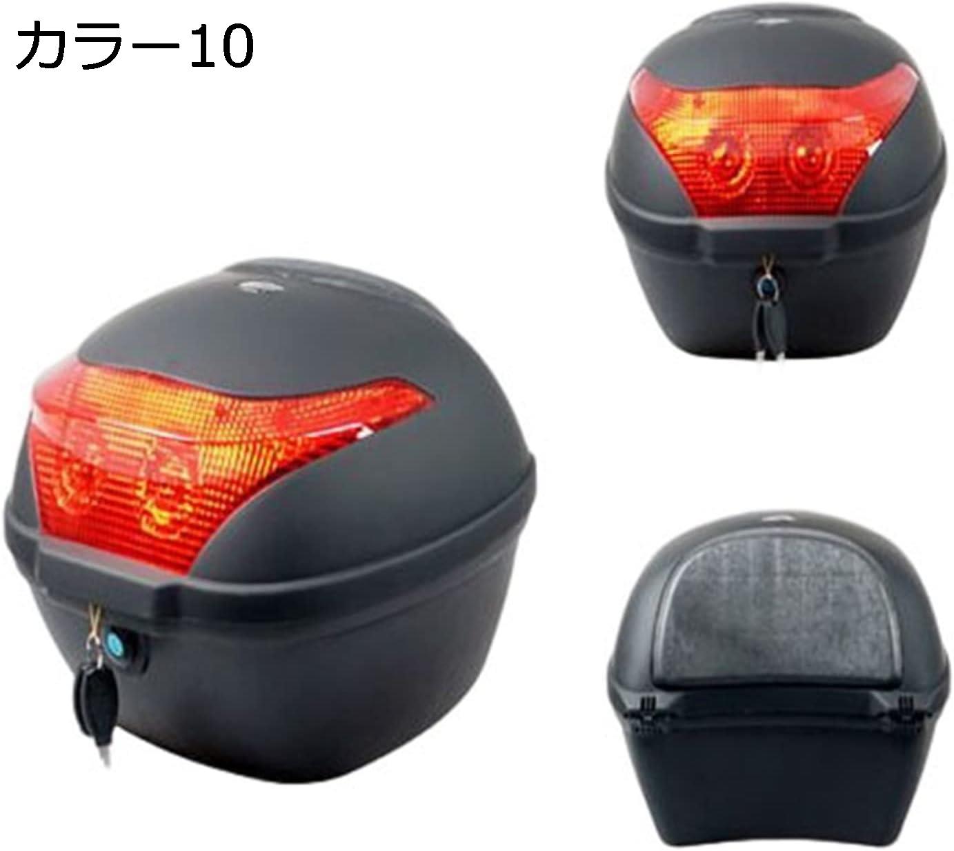 バイク トップケース リアボックス 28L バイクボックス バイク用ボックス 大容量 原付 脱可能式 スクー..