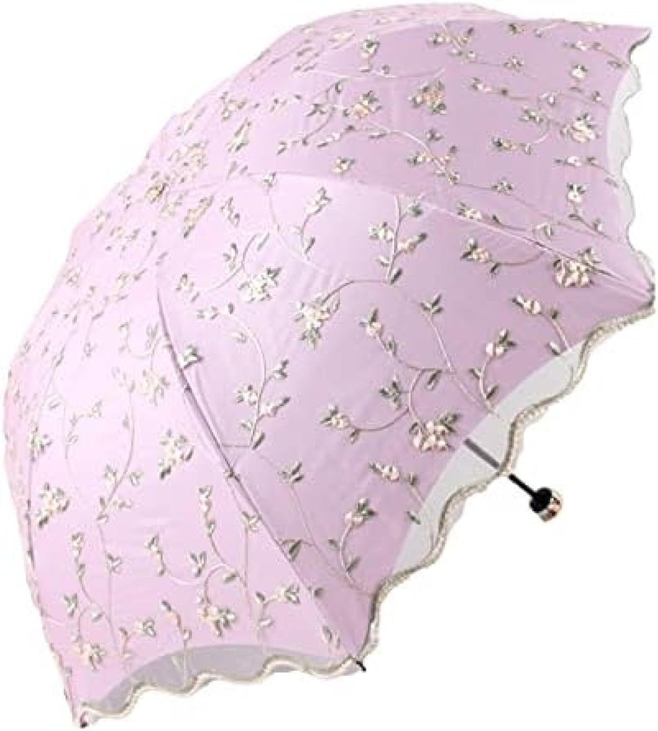 日傘 おりたたみ傘 レディース 軽量 おりたたみ傘 レディース 日傘 兼用雨傘 折り畳み傘 レース 刺繍 ..