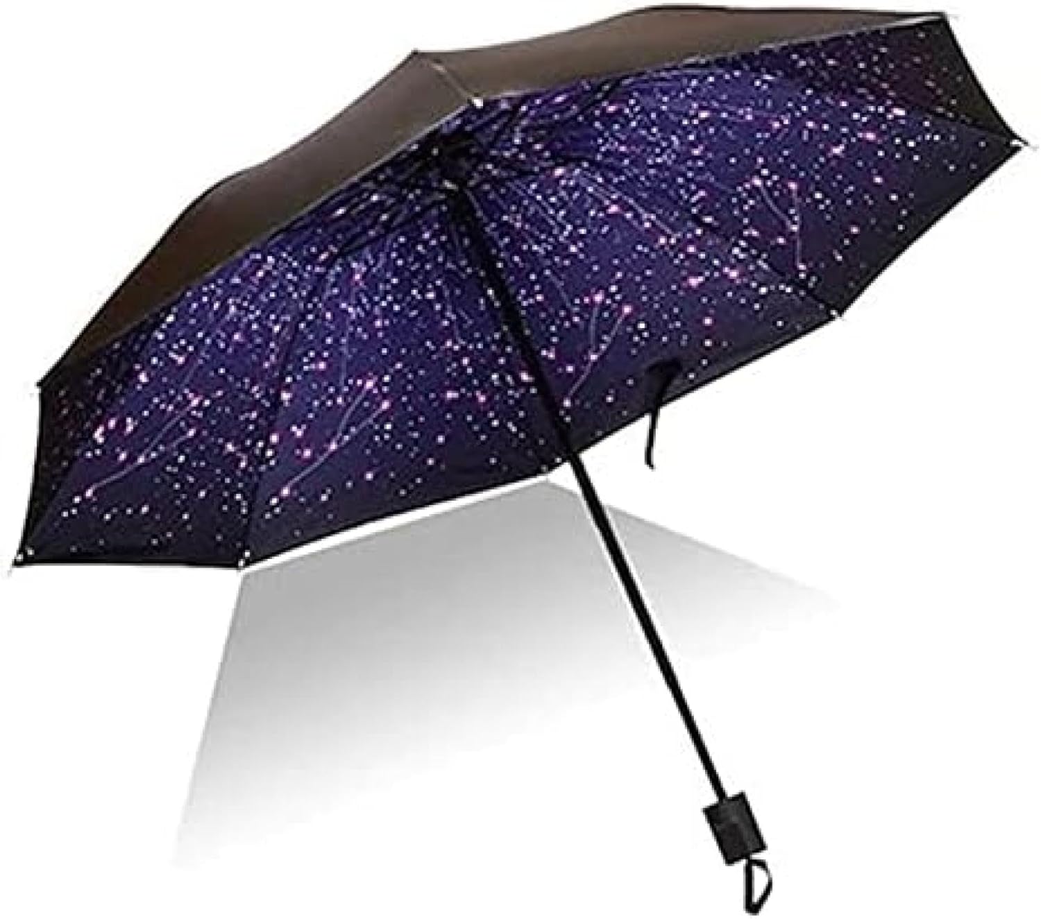 傘 折りたたみ傘 日傘 晴雨兼用 折り畳み傘 UVカット 花柄 桜 星空 内側プリントで雨の日も楽しく 浴衣..