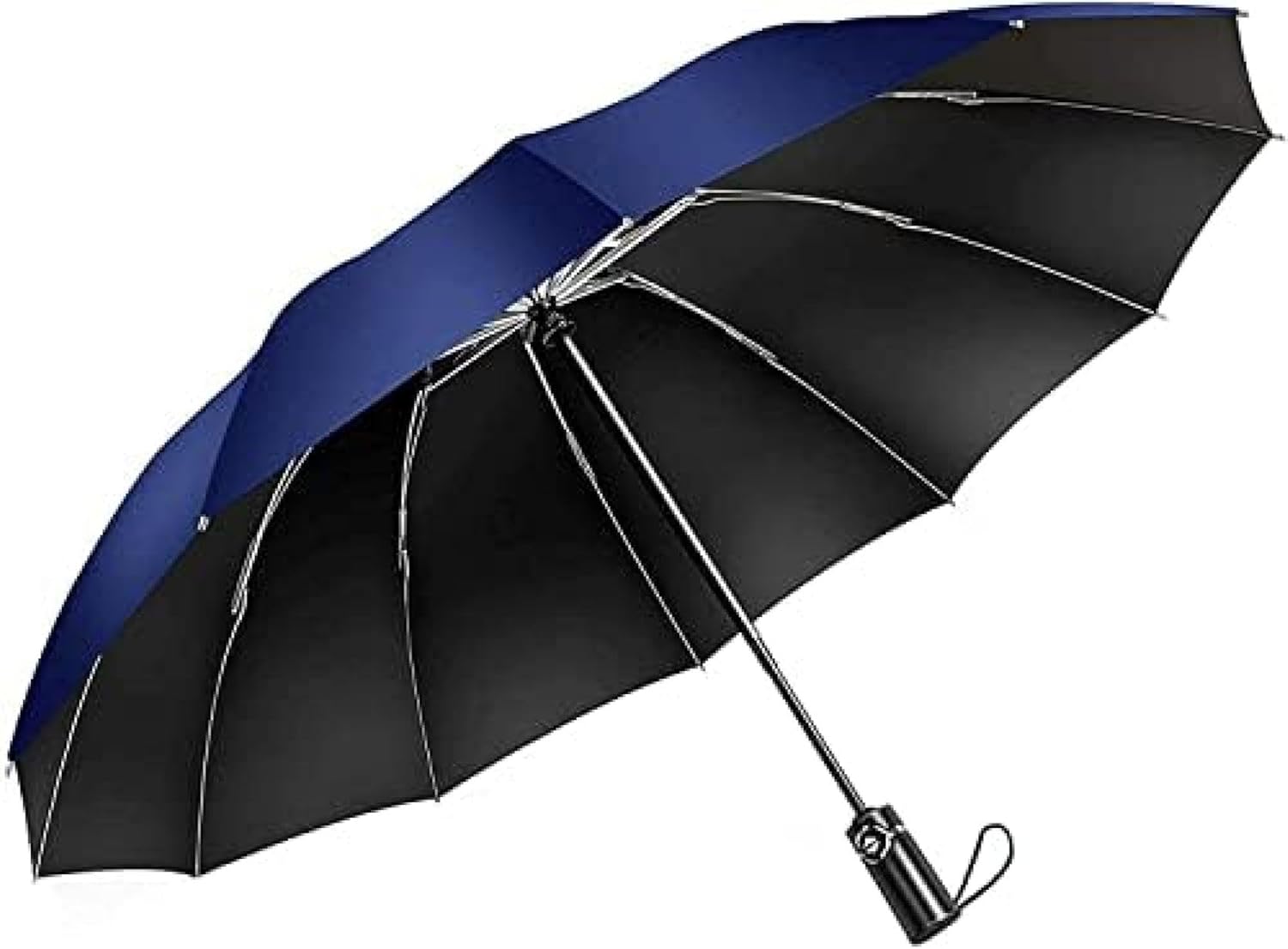 折り畳み傘 メンズ ワンタッチ 自動開閉 12本骨 超撥水 遮光 UVカット UPF30+ 210T高強度グラスファイ..