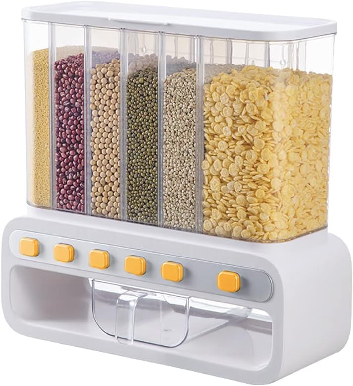米びつ 回転分類米バケツ キッチン収納 食品 密閉 防湿 虫除 おしゃれ ライスボックス 穀物 保存容器 ..