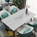 テーブルクロス ビニール 撥水 おしゃれ PU製 シンプル テーブルカバー 防水 防油 汚れ防止 耐久 耐熱 ずれにくい 様式 90*150 長方形 正方形 長...