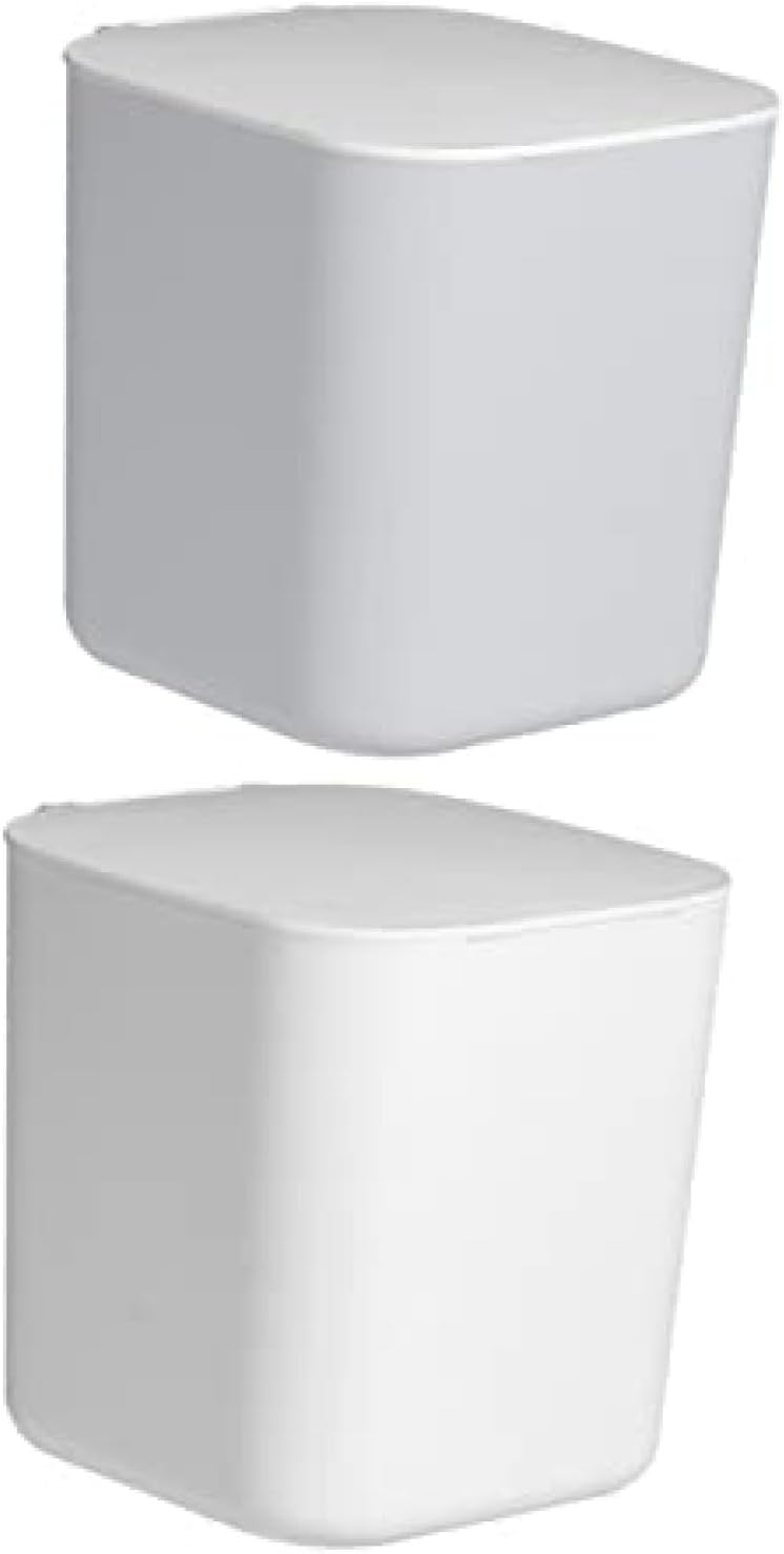 2個 卓上ゴミ箱 デスクゴミ箱 ミニゴミ箱 ダストボックス インテリア シンプル ゴミ箱 小型 ゴミ箱 洗面所 おしゃれ 北欧 ゴミ箱 家庭用ゴミ箱 く ゴミ入れ フタ付き ゴミ箱(3)