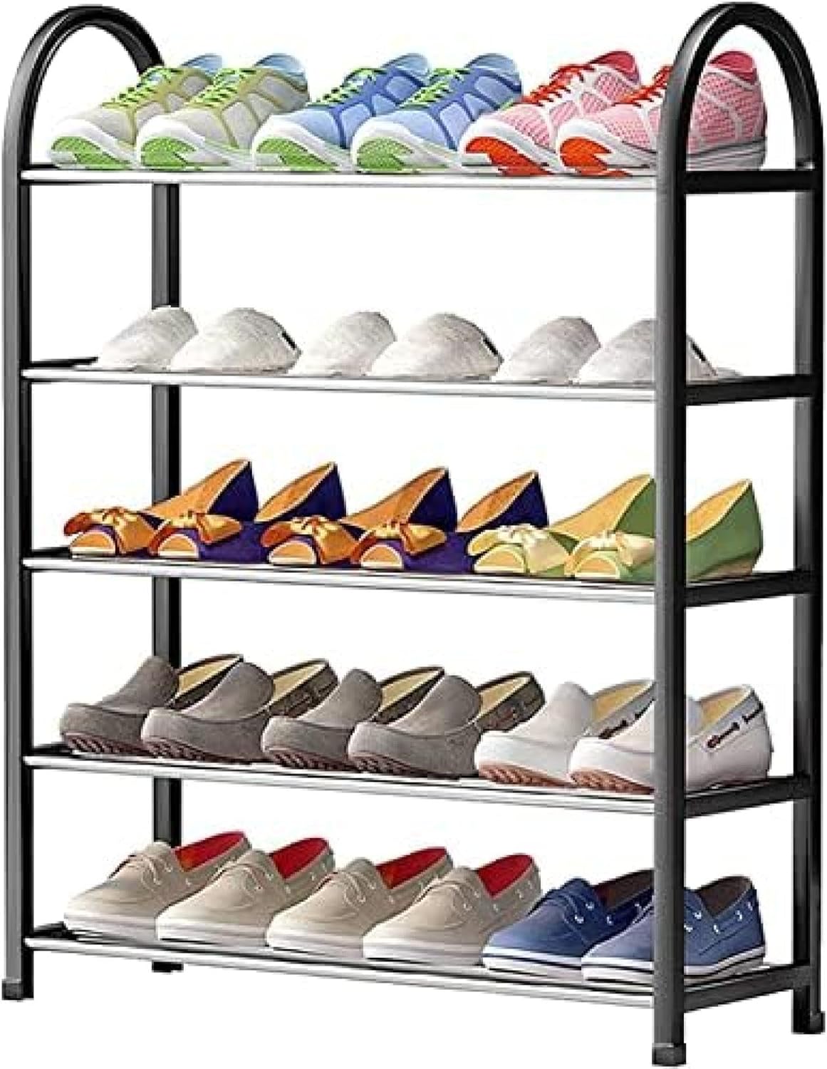 シューズラック 靴置き 靴棚 靴ラック 金属 靴オーガナイザー収納タワーキャビネット おしゃれ 下駄箱 ..