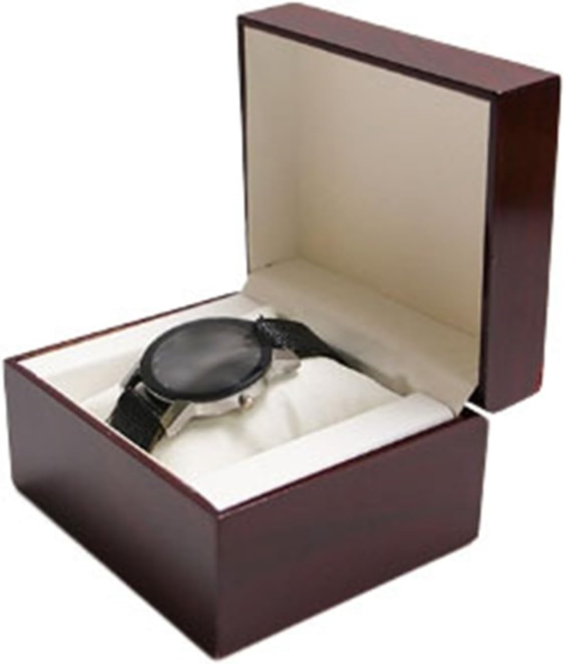 腕時計ケース 木製 1本用 ウォッチボックス ミニ 携帯用 時計収納ケース 旅行 出張 プレゼントなどに適当 ギフトケース 腕時計包装ケース 1本