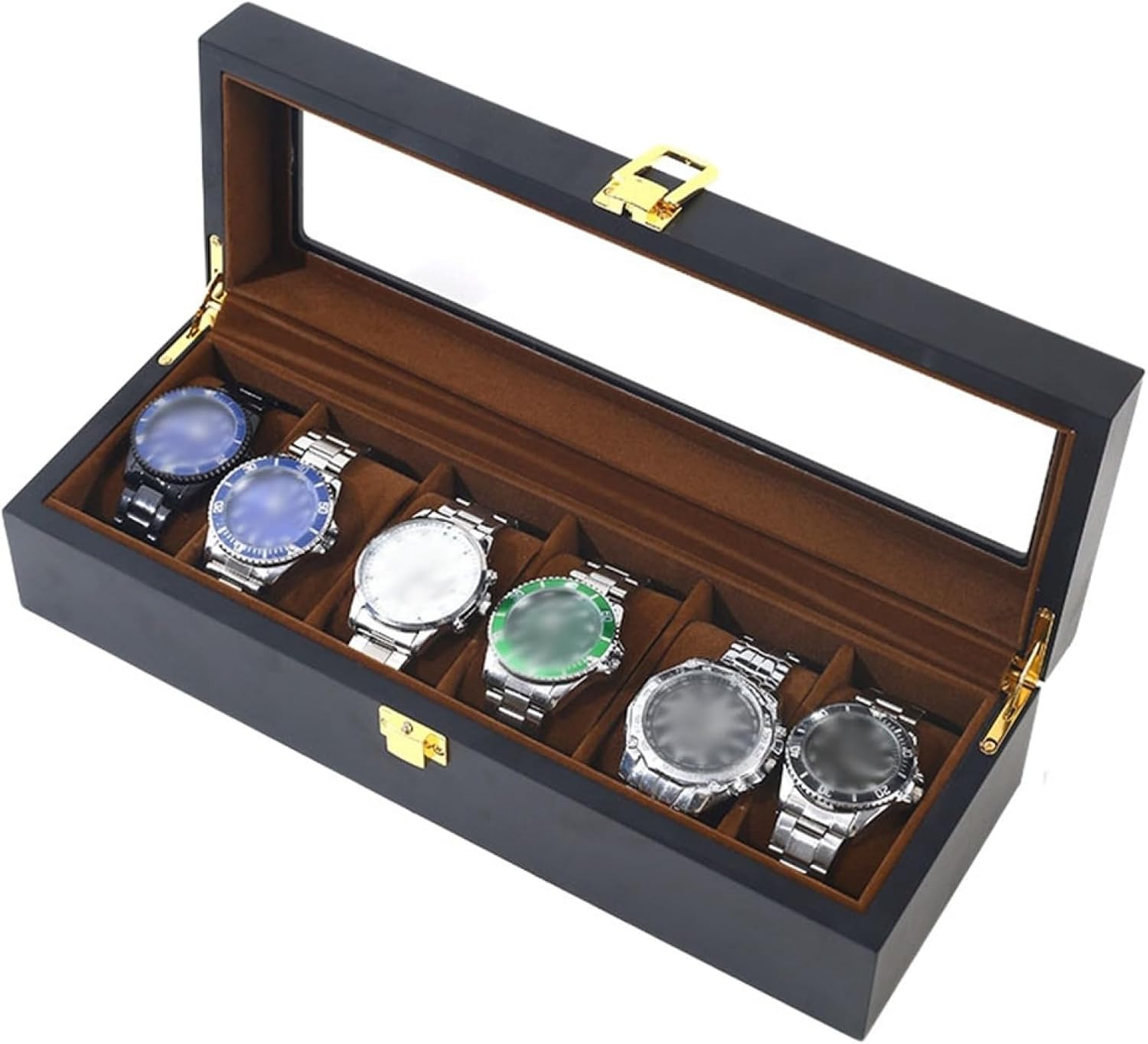 腕時計収納ケース 木製 コレクションケース 時計保管 アクセサリー収納 ディスプレイケース ウォッチボ..