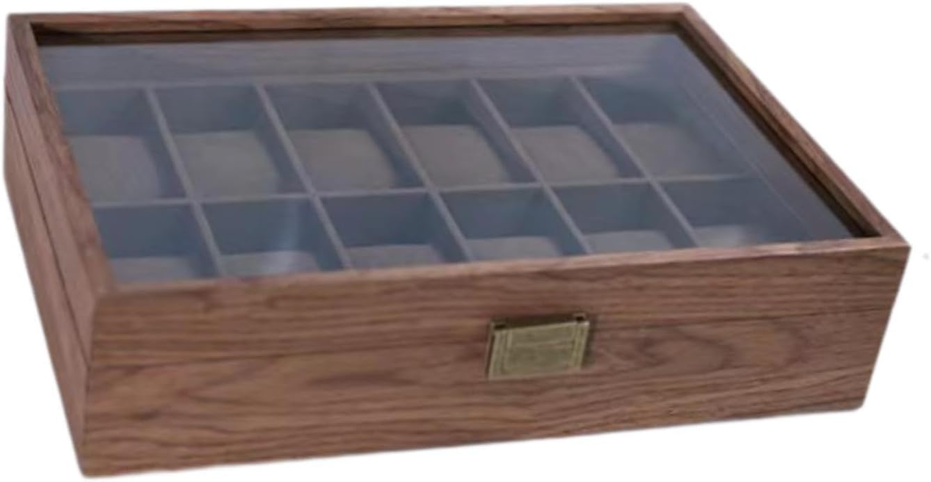 木製腕時計収納ボックス ジュエリーディスプレイケース エレガントな腕時計ボックス 腕時計枕 男女兼用..