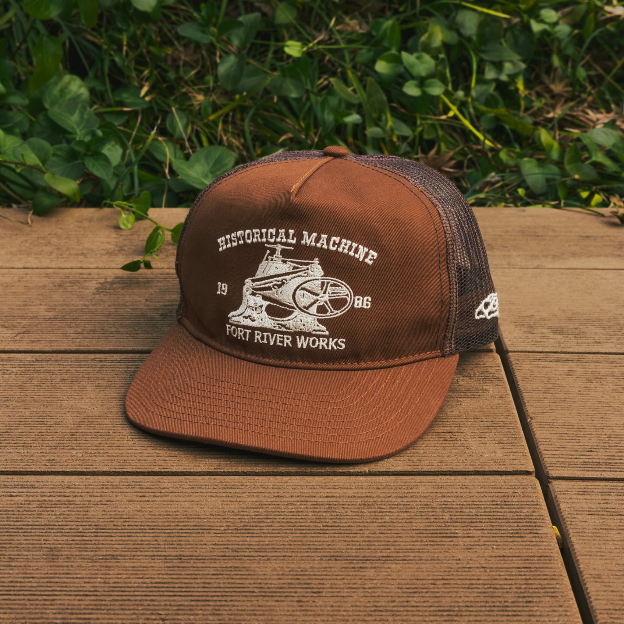 LXPL CAP HM ブラウン アメカジ　トラッカーキャップ...