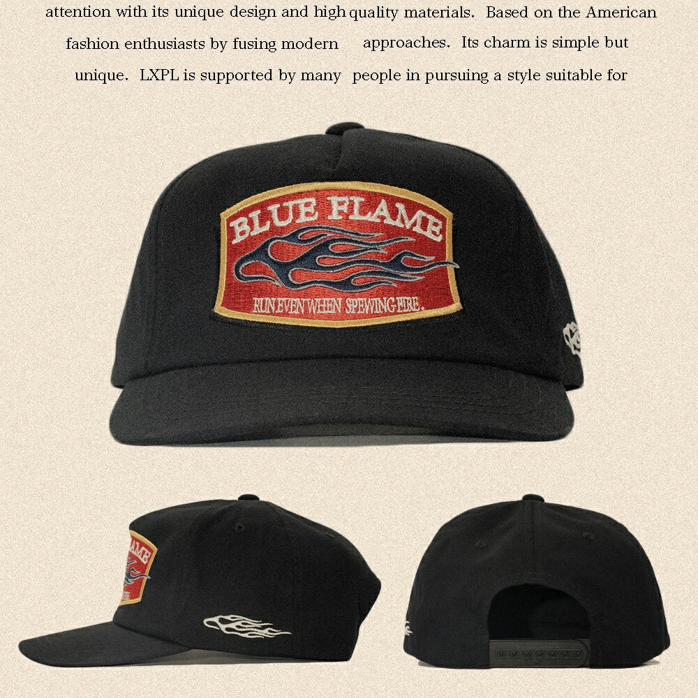 LXPL CAP BG ブラック アメカジ　トラッカーキャップ　アメカジキャップ　アメリカンカジュアル...
