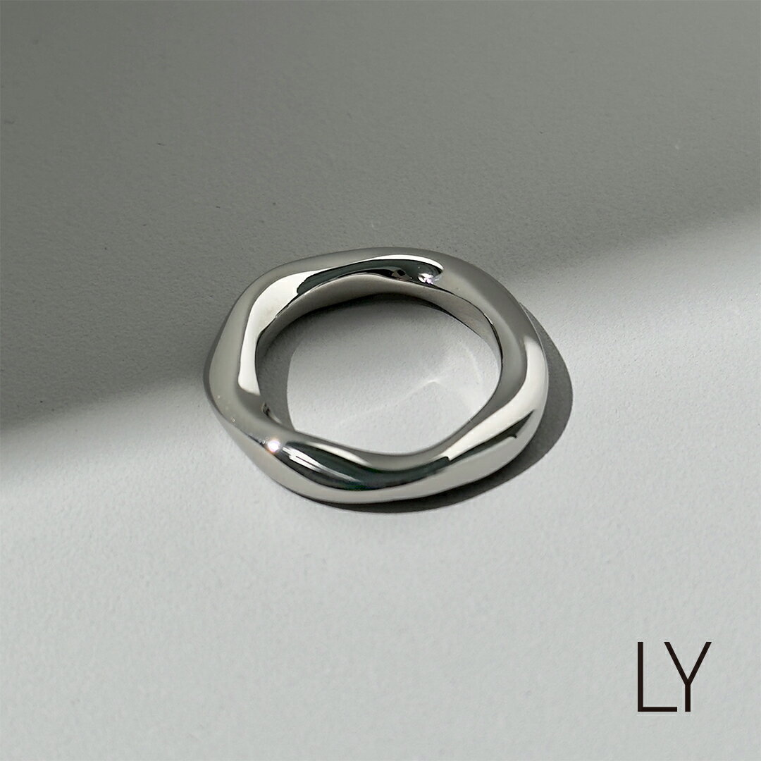 LY/エルワイ リング 指輪 メンズ シンプル ステンレス アクセサリー