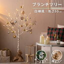 2025.7月間優良ショップ レビュー特典あり ブランチツリー 白樺 シラカバ お洒落 北欧 ツリー クリスマスツリー LED付き ライト付き LEDイルミネーション インテリアライト 照明 LEDライト 枝のみ 枝ツリー 木 高さ 90cm ホワイト 白 自立 土台付き オーナメント