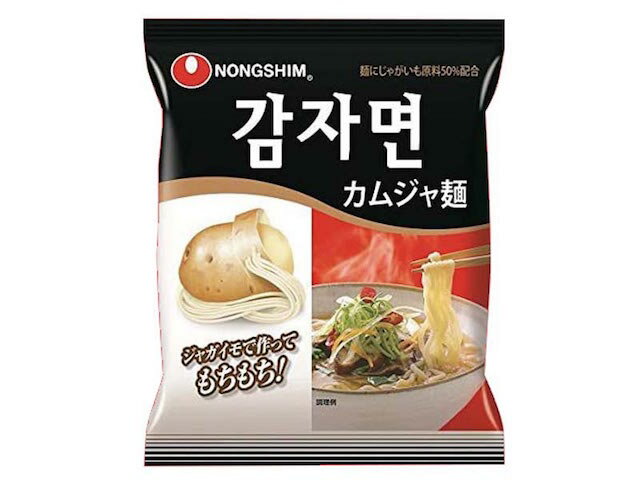 農心 じゃがいも麺 5個 韓国 ラーメン 韓国食材 韓国食品 辛い 激安 カムジャミョン じゃがいもラーメン カムジャメン